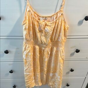 Roxy Yellow and White Floral Dress